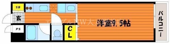 オーランド富田町の物件間取画像